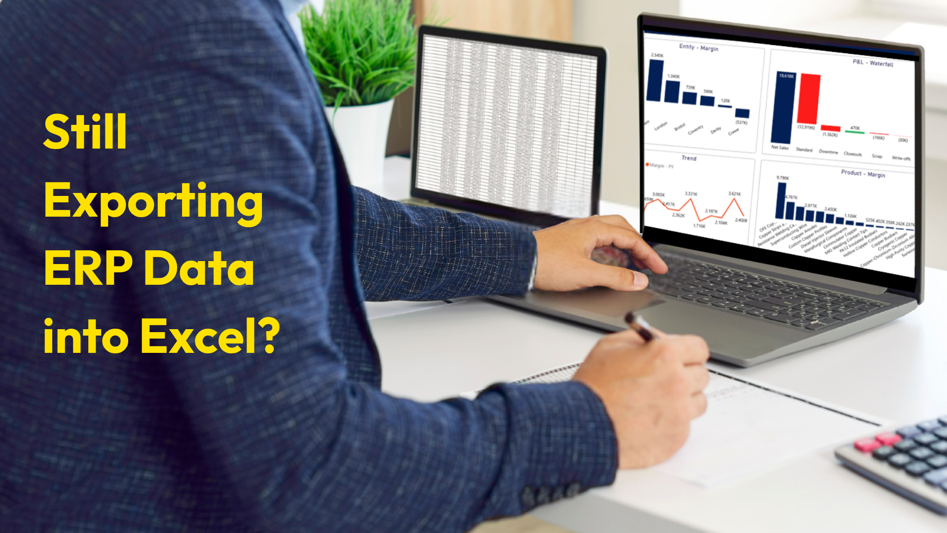 ERP data into excel